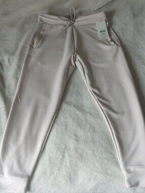 Men's Light Pink Jogger Sweatpants with Drawstring